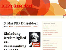 Tablet Screenshot of dkp-duesseldorf.de